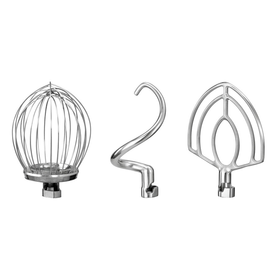 Batteur planétaire 1,2 kg | 7L | Acier inoxydable/Blanc
