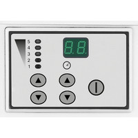Batteur planétaire 1,2 kg | 7L | Acier inoxydable/Blanc