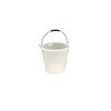 HorecaTraders Bucket with galvanized handle | 12L | white