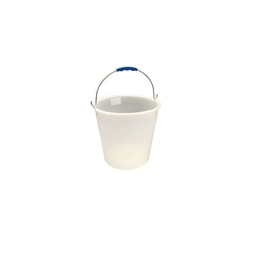  HorecaTraders Bucket with galvanized bracket | 12L | white 