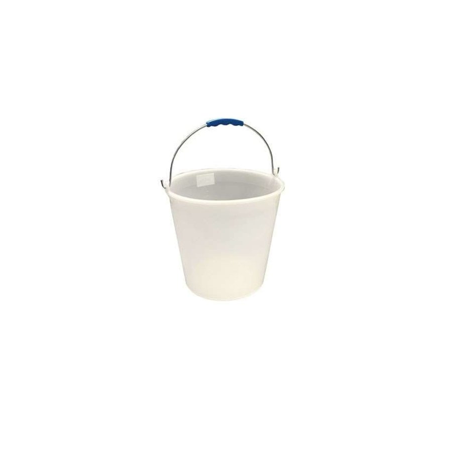 Bucket with galvanized bracket | 12L | white