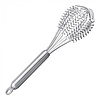 HorecaTraders Egg white whisk | 25 cm | stainless steel | 7 wire