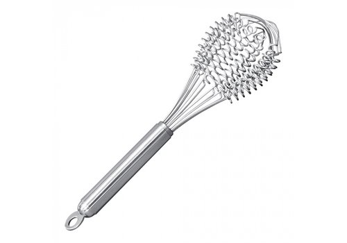  HorecaTraders Egg white whisk | 25 cm | stainless steel | 7 wire 