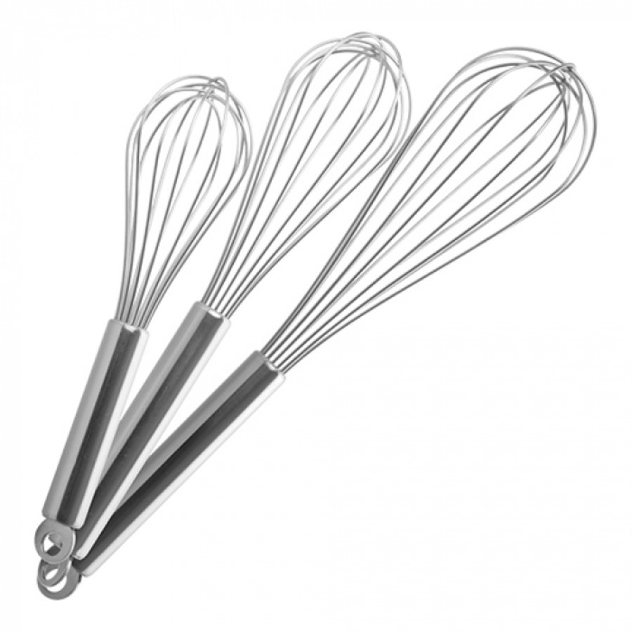 Whisk | Stainless steel | set of 3