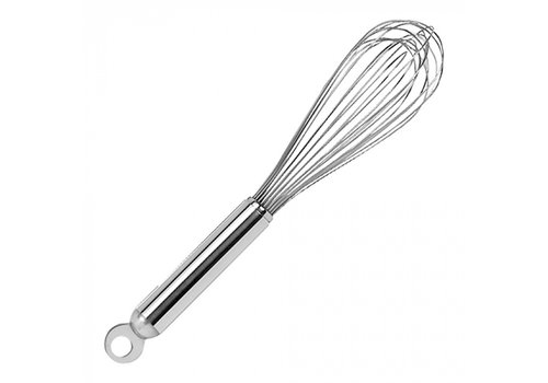  HorecaTraders Wache | 25 cm | Edelstahl | 12-adrig | mit Aufhängeöse 