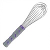 HorecaTraders Whisk | 26 cm | Stainless steel | Non-slip plastic handle | 11-wire