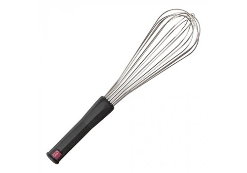  HorecaTraders Guard | 30cm| stainless steel | Non-slip plastic handle | 8-wire 