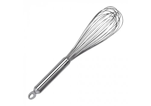  HorecaTraders Wache | 30 cm | Edelstahl | mit Aufhängeöse | 12-adrig 