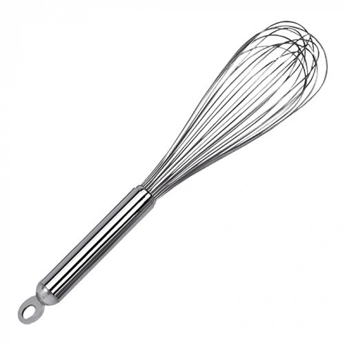  HorecaTraders Wache | 30 cm | Edelstahl | mit Aufhängeöse | 12-adrig 