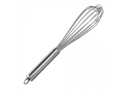  HorecaTraders Whisk | 35 cm | Stainless steel | with hanging eye | 8-wire 