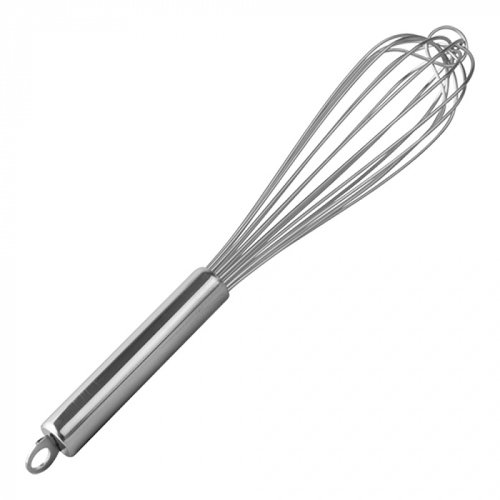  HorecaTraders Whisk | 35 cm | Stainless steel | with hanging eye | 8-wire 