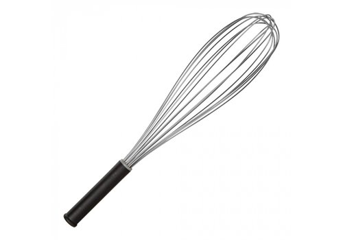  HorecaTraders Wache | 45 cm | Edelstahl | Rutschfester Kunststoffgriff | 8-adrig 