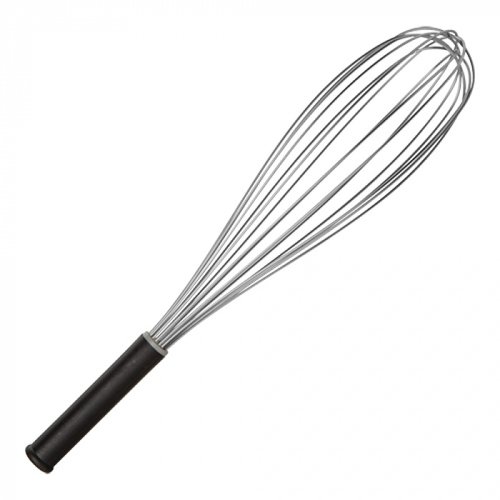 HorecaTraders Wache | 45 cm | Edelstahl | Rutschfester Kunststoffgriff | 8-adrig 