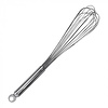 HorecaTraders Whisk | 45 cm | Stainless steel | with hanging eye | 12-wire