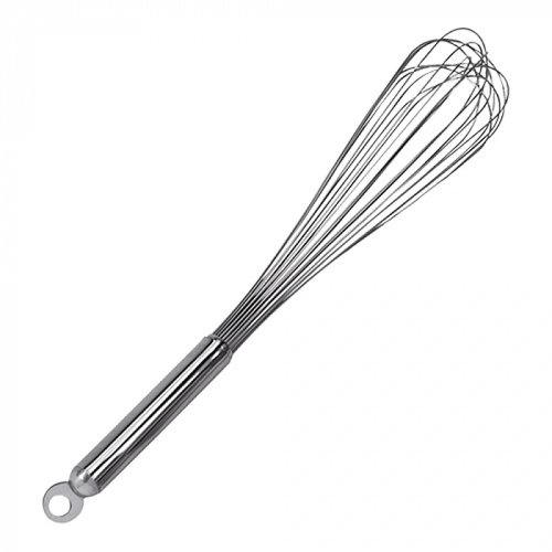 HorecaTraders Whisk | 45 cm | Stainless steel | with hanging eye | 12-wire 