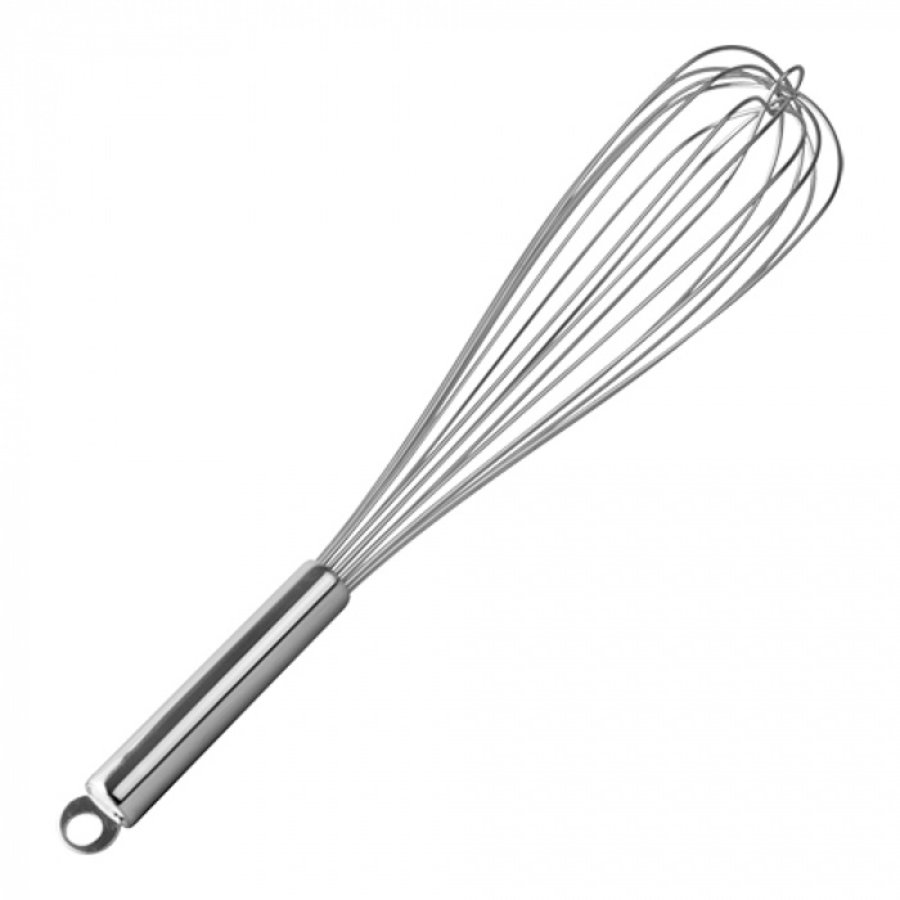 Whisk | 45 cm | Stainless steel | with hanging eye | 8-wire