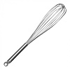 HorecaTraders Whisk | 50 cm | Stainless steel | with hanging eye | 8-wire