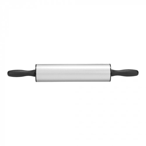  HorecaTraders Nudelholz | 25 cm | Ø6 | Stahl 