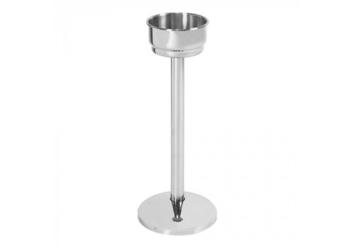  HorecaTraders Weinkühlerständer | Edelstahl | 67,5 (h) cm | Ø18 cm | 3 kg 