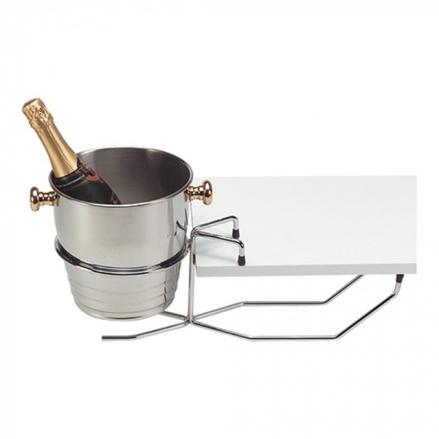 Support de table Refroidisseur à vin | acier inoxydable | 54 cm | Ø20 cm