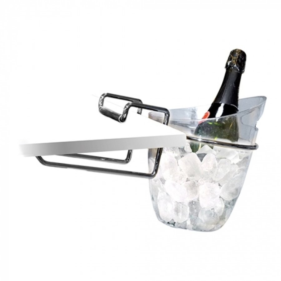 Support de table Refroidisseur à vin | acier inoxydable | 10 x 41 x 11,5 cm | Ø20 cm