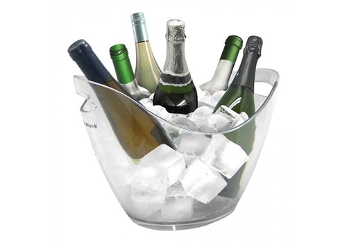  HorecaTraders Wine cooler | plastic | 26 x 35 x 26(h)cm | Transparent 