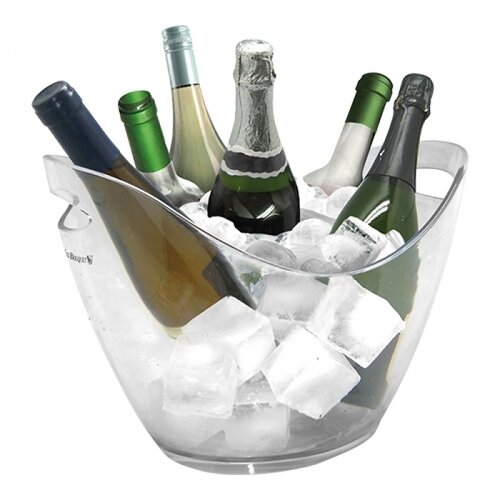  HorecaTraders Wine Cooler | plastic | 26 x 35 x 26 (h) cm | Transparent 