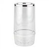 HorecaTraders Wine Cooler | plastic | Transparent | Ø11.5 x 23 cm