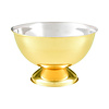 HorecaTraders Champagne bowl | Staal | Goudkleurig | Ø34 x 22 cm