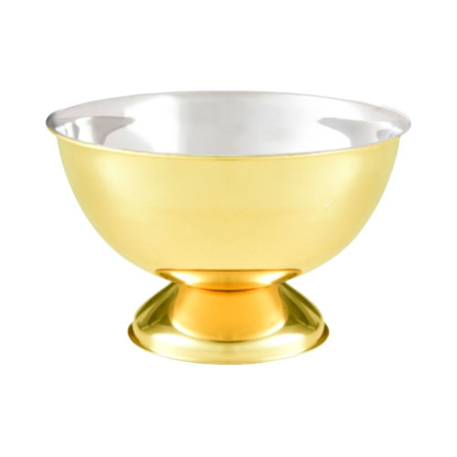 Champagne bowl | Steel | Gold colored | Ø34 x 22 cm