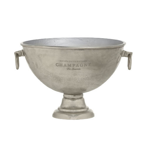  HorecaTraders Champagne bowl | Aluminium  |  Ø47 x 35 cm 