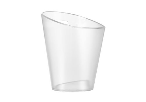  HorecaTraders Refroidisseur à vin | Plastique | Transparent | 25 cm | Ø20 cm 