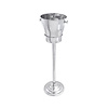 HorecaTraders Wine cooler stand | Stainless steel | 84cm high | Ø21 cm