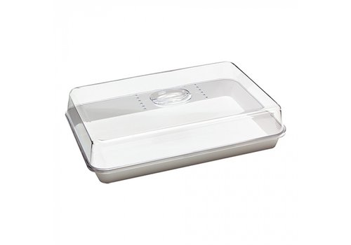  HorecaTraders Buffet display | Plastic | White | 35.6 x 24.7 x 8.5 cm 