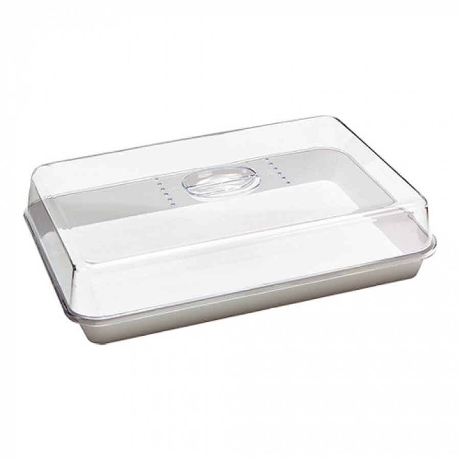 Buffetvitrine | Kunststoff | Weiß | 35,6 x 24,7 x 8,5 cm