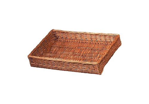  HorecaTraders Corbeille à pain | Bois de saule | 70 x 30 x 10 cm 