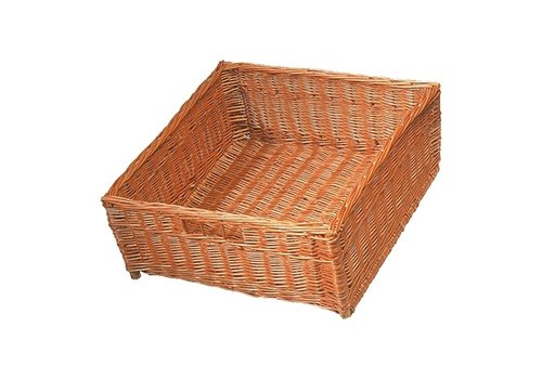  HorecaTraders Bread basket | Willow wood | 50 x 50 x 20 cm 