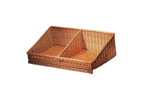  HorecaTraders Bread basket | Willow wood | 99.5 x 55 x 30 cm 