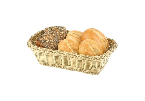  HorecaTraders Bread basket | Plastic | 23 x 17 x 8 cm 