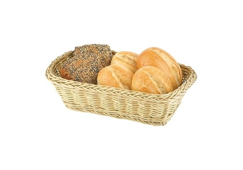  HorecaTraders Bread basket | Plastic | 23x17x8cm 