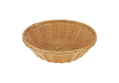  HorecaTraders Bread basket | Plastic | Ø20 x 5 cm 