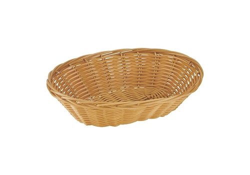  HorecaTraders Bread basket | Plastic | 24x18x6cm 