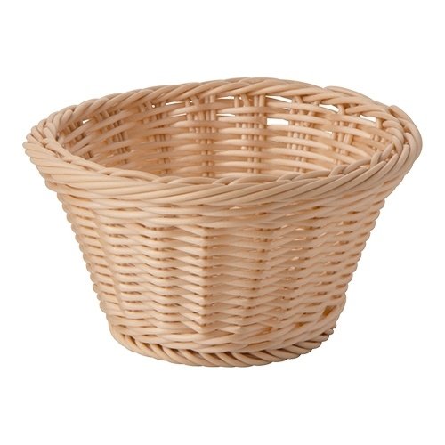  HorecaTraders Bread basket | Plastic | Ø19 x 9.5 cm 