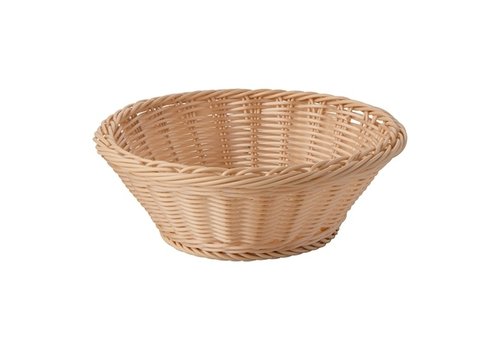  HorecaTraders Bread basket | Plastic | Ø26 x 9 cm 