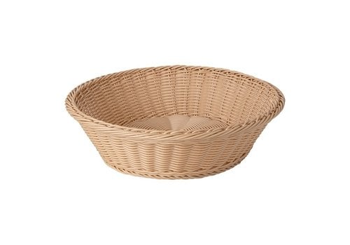  HorecaTraders Bread basket | Plastic | Ø38 x 8.5 cm 