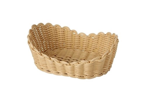  HorecaTraders Bread basket | Plastic | 23 x 13 x 8.5 cm 