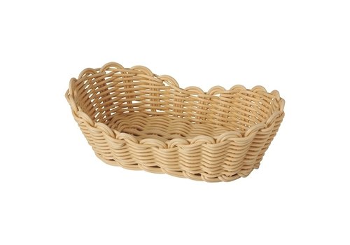  HorecaTraders Corbeille à pain | plastique | 28 x 17 cm 