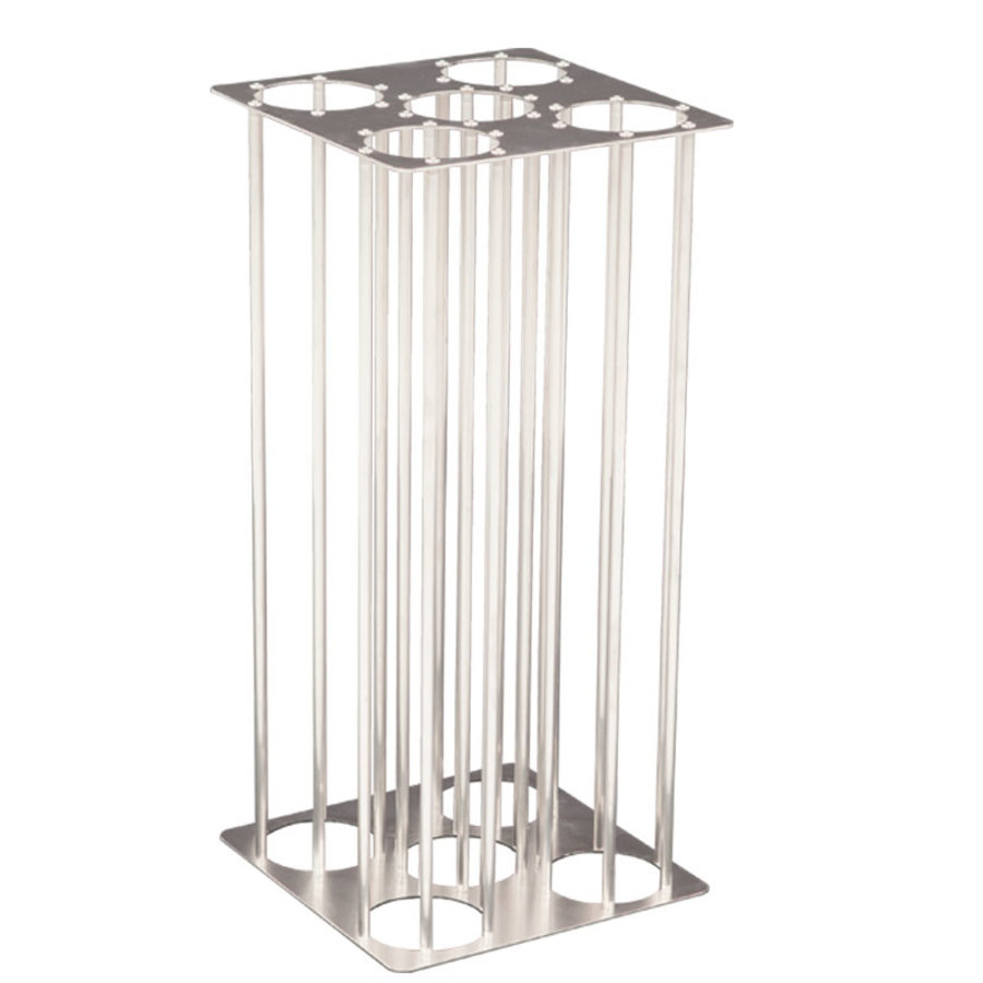 Cup dispenser | Aluminium | 5x Ø83 mm | 2 Sizes
