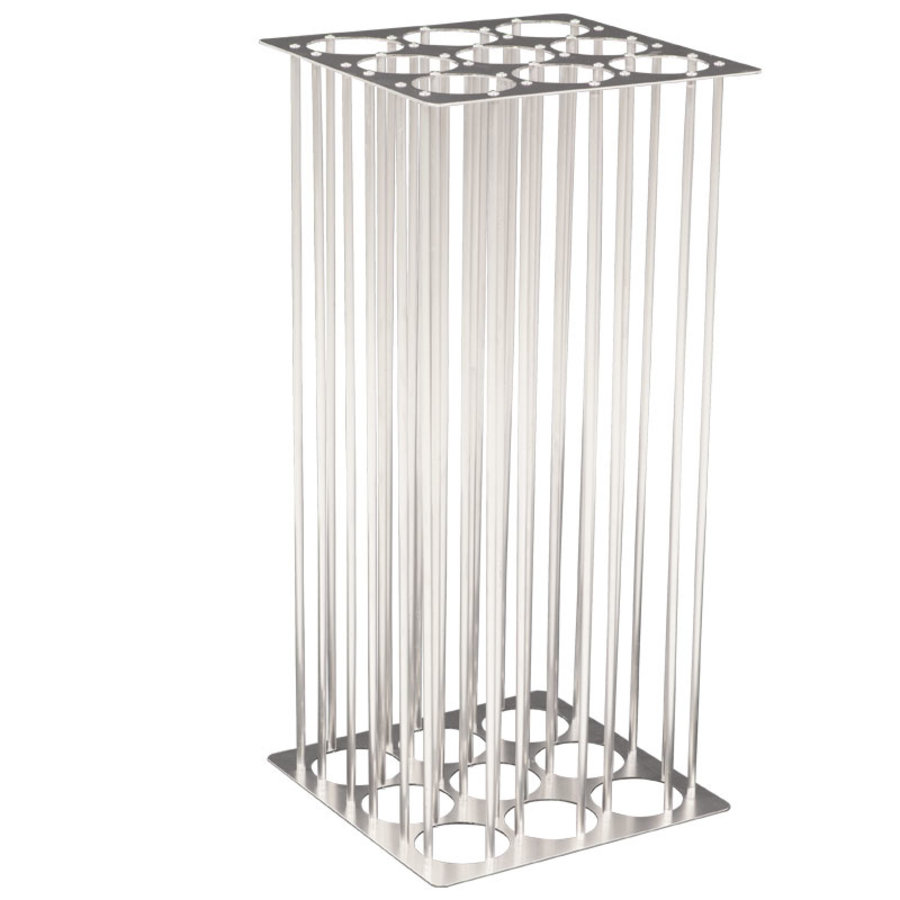 Cup dispenser | Aluminium | 5x Ø83 mm | 2 Sizes