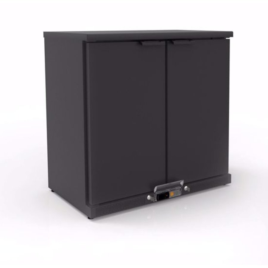 Stangenkühlung | 2°C / 8°C | Schwarz | 92,5 x 52 x 85 cm